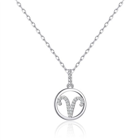 Philip Jones Collier signe du zodiaque Bélier avec cristaux Zircondia®