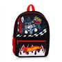 Hot Wheels Sac à dos pour enfant 4 pièces comprenant sac à déjeuner, bouteille d'eau et trousse à crayons
