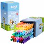 BlueY Feutres de Coloriage pour Enfants - Lot de 48 Feutres Enfant Lavables Non Toxiques Idée Cadeau Garcon Fille