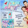 Disney Stitch Calendrier de l'Avent 2025 Femme Ado Enfant Famille Compte à Rebours Noel 24 Jours Jigsaw Puzzle Calendrier 1000pc