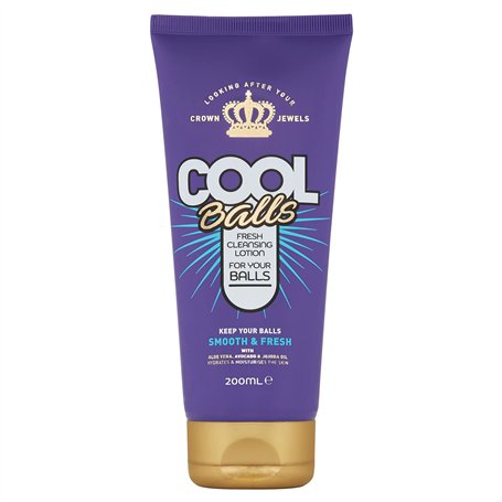 Cool Balls Lotion Nettoyante Fraîche 200ml | Cadeau fantaisie de luxe avec aloe vera