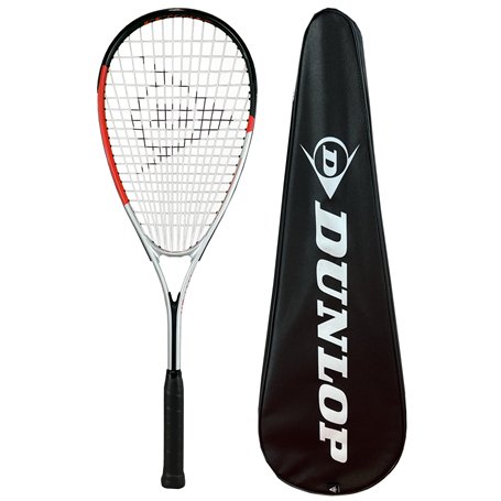 Dunlop Hyper X-Lite Ti Raquette de squash et housse de protection complète