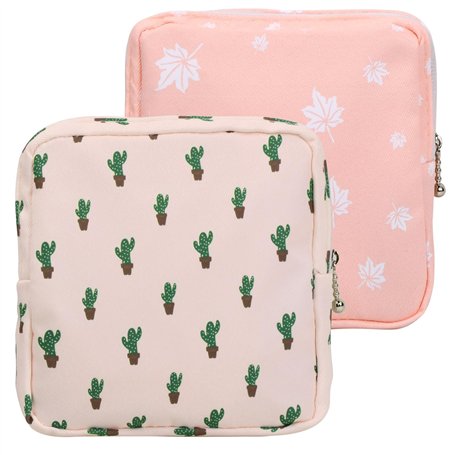 volumoon 2 Pcs Sac de Rangemen pour Serviettes Hygiéniques