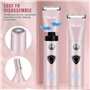 3-In-1 Tondeuse Femme Intime avec Affichage LED