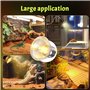 CucuGo 50W E27 Lampe tortue terrestre UVA UVB Chauffante Dimmable ampoule terrarium blanc chaud 2700K lampe tortue UVA UVB ampou