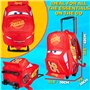 Disney Cars Valise Enfant Sac de Voyage à roulettes Lightning McQueen Trolley Bag Léger Sac à Dos Enfant Vacances École 42 x 30 