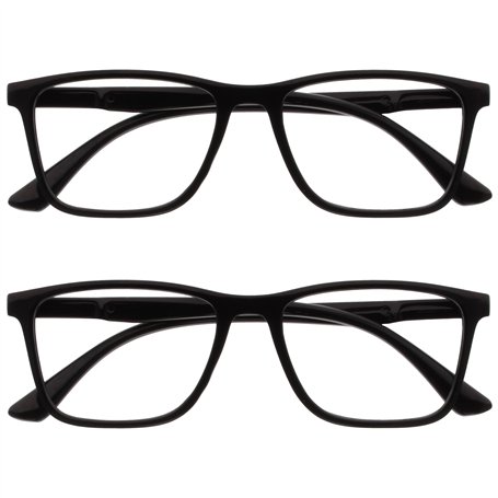 OPULIZE NYX Lunette anti lumiere bleue femme & homme - Lunette Loupe Ecran/Gaming - Lot de 2 - Anti-éblouissement