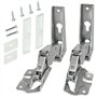 SPARES2GO Kit de Charnière de Porte Supérieure et Inférieure Intégrée pour Hettich 3905 3362 3363 5.0 41