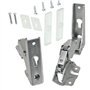 SPARES2GO Kit de Charnière de Porte Supérieure et Inférieure Intégrée pour Hettich 3905 3362 3363 5.0 41,5 Réfrigérateur Congéla