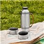 BLACK + BLUM - Gourde Isotherme Explorer Flask Duo - Thermos en Acier Inoxydable pour 2 Personnes - Avec 2 Tasses - Anse de Tran