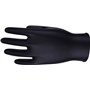 UCI DG-Maxim-BK Boîte de 50 gants en nitrile sans poudre Noir Taille S
