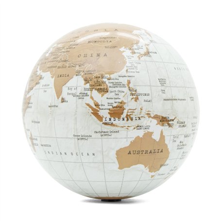Globe rotatif – Carte du monde rotative – Globe terrestre rotatif – Accessoires de bureau cool