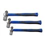 Bergen Lot de 3 marteaux à panne sphérique B1665 Us Pro 8 16 947,2 g Poignée TPR