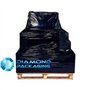 Diamond Packaging 1 film étirable noir de qualité pour palette | Taille – 400 mm x 200 m | Idéal pour l'emballage | Livraison ra