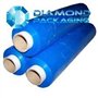 Diamant Emballage 6 x Bleu Flush Core solide Rouleaux film étirable pour palette en fonte d'emballage de colis film étirable – 4