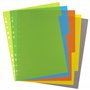 eco-eco Lot de 4 intercalaires A4 50% recyclés multiperforés renforcés couleur couleur lot de 5 intercalaires extra larges 200 m