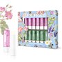 Beauty4Britain Ensemble de 12 Baumes à Lèvres de Luxe Bouquet 12 Parfums Différents Unisexe Protège & Répare Hydrate Enrichi en 