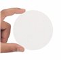 BELLE VOUS Dessous de Verre en Carton Rond (Lot de 100) - Diamètre 9 cm - sous Verre Carton Blanc pour Projets Artistiques et Cr