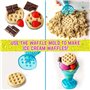 GirlZone Cadeau Fille Kit de Sable pour Enfants - Glacerie de Sable Toutes les Couleurs - Ice Cream Shop Play Sand for Kids - Su