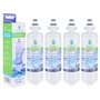 4x AquaHouse AH-BEK Réfrigérateur Filtre à eau pour Beko 4874960100