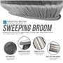 Balai de balayage d'intérieur avec pelle à poussière et brosses assorties, ensemble de nettoyage ménager qui comprend une brosse