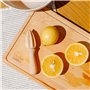Creative Home Presse Agrumes en Bois | 16 x 3,5 cm (+/- 0,5 cm) | Extracteur de Jus Manuel | Outil de Cuisine Pratique et Durabl