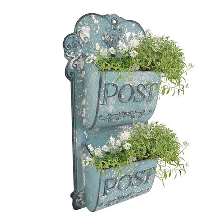 All Chic Pot de Fleurs Mural en métal à Suspendre pour intérieur et extérieur