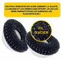 Synoshi Brosses en Acier (2 unités) pour Brosseuse Électrique Rotative | Conçues pour Les tâches de Nettoyage Difficiles