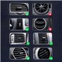 Support pour grille d'aération pour GPS GPS NAV Garmin Nuvi 42 44 51 52 54 55 56 57 58 60 65 66 67 68 70 71 2407 2408 2417 2447