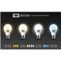 TBE LIGHTING Lot de 2 ampoules fluorescentes DD 2D à 4 broches 16 W - Raccords de base GR10q à 4 broches - Longue durée de vie -
