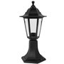 CGC Lighting extérieur jardin noir Poteau de Borne Luminaire Lanterne luminaire lampadaire chemins