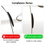 Pinsheng Universel de Bande de Protection Anti-frottement de Voiture, Lot de 8 Protections Anti-Collision Flexibles pour Pare-Ch