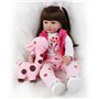 SYP Reborn Poupée Bébé Fille 24 Pouces 60cm Silicone Vinyle Reborn Fille Bébé Reborn Réaliste Reborn Babys Dolls Cadeau d'annive