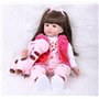 SYP Reborn Poupée Bébé Fille 24 Pouces 60cm Silicone Vinyle Reborn Fille Bébé Reborn Réaliste Reborn Babys Dolls Cadeau d'annive
