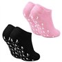KYSUN 2 Paires Chaussettes Hydratant, Chaussettes Gel Hydratantes Pieds, Doublure Gel imprégnée d'huiles Essentielles pour Répar