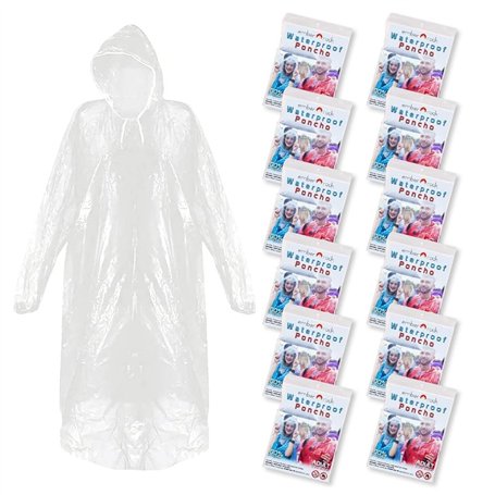 Ember Rock Ponchos de Pluie Imperméables Jetables
