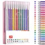 OWill 24 Stylo Gel Pailleté Pour Livres