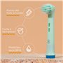 Brossette Compatible Oral B Enfant | OralVista Pack de 16 Têtes de Brosse à Dents Électriques Colorées pour Enfants | Doux pour 