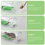 Jsdoin 2 X pièges à Souris Vivant, Piège à Rat, pour l'intérieur et l'extérieur Piège à Souris réutilisable pour rongeurs. Capte