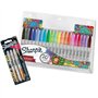 Sharpie Ensemble de marqueurs permanents Assortiment de couleurs exclusif et couleurs métalliques assorties | Pointe fine | 20 u