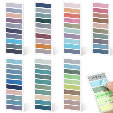 Euqvunn 1400 Pièces Marque Page Adhésif