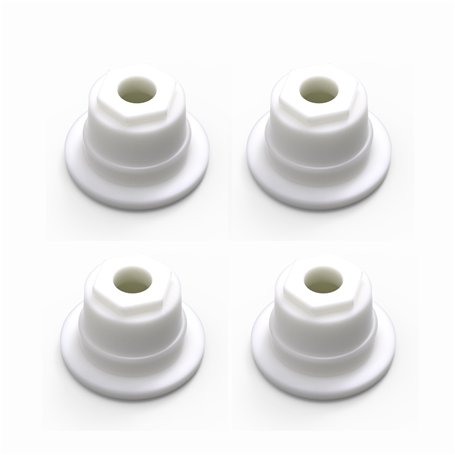 Sintrix Fab - 4 charnières renforcées & supports de tiroir - Compatible avec type IKEA BISSA - Pièce de rechange pour pièce n° 1