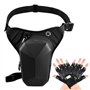 Sacoche de Jambe Moto, Sac de Taille de Moto, Sac Banane Femme Homme, Sacs Banane Pochette Ceinture, Etanche à Coque Dure, Sacs
