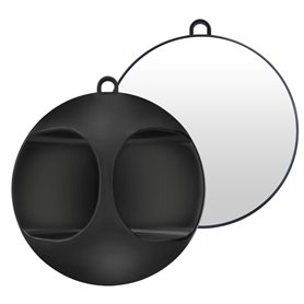 Miroir de Coiffeur Rond, Miroir rond Professionnel à Main, Miroir de Coiffure de Coiffeur, Miroir Rond de Salon de Coiffure, mir Miroir de Coiffeur Rond