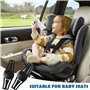 QINGZY 2 Pièces Clip de Sécurité pour Ceinture de Sécurité Enfant, Attache Ceinture Siege Auto Bébé, Boucle de Protection de Siè