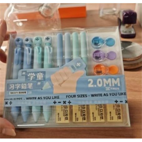 Luxvara 4 Pièces Pastel Porte-Mines 2 mm