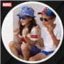 Marvel Spiderman Lunettes de Soleil et Casquette pour Garçons, Lunettes de Soleil Design Avengers Protection UV, Casquette D'été