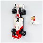 Brickify Support mural compatible avec Lego 10330 Icons McLaren MP4/4 & Ayrton Senna - Facile à installer - Présentez votre modè