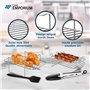 ONE Emporium Set de 2 Grilles pour Ninja Air Fryer – Compatible avec les Freidoras à Panier Double, Four et Micro-ondes – Access