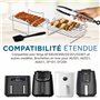 ONE Emporium Set de 2 Grilles pour Ninja Air Fryer – Compatible avec les Freidoras à Panier Double, Four et Micro-ondes – Access